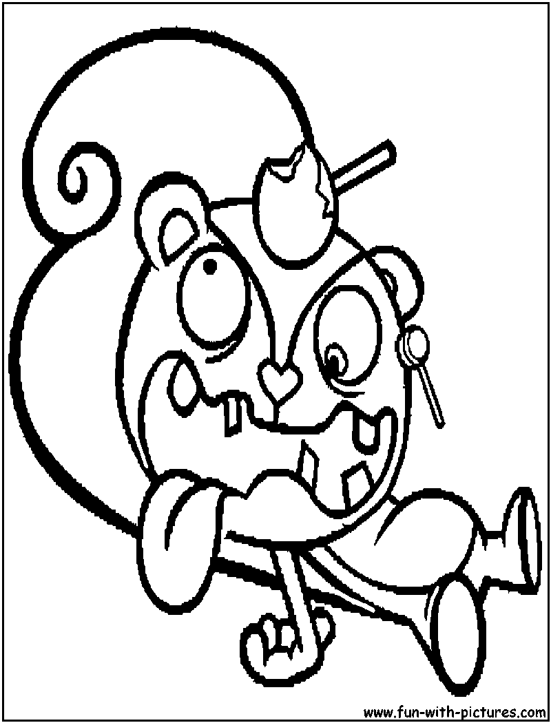Nutty Coloring Page 