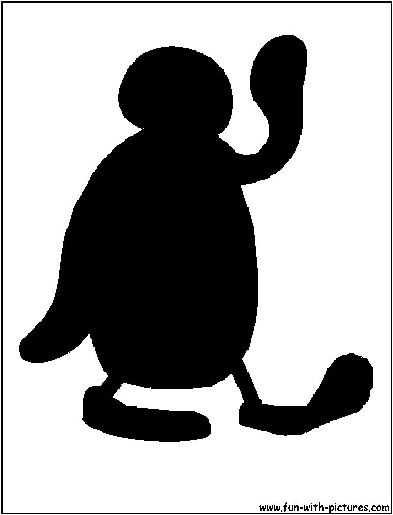 Pingu Cartoon Silhouette