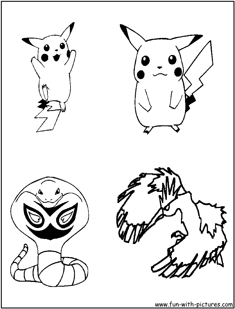 More Pokemon Coloring Pages - Free Printable Colouring Pages for kids