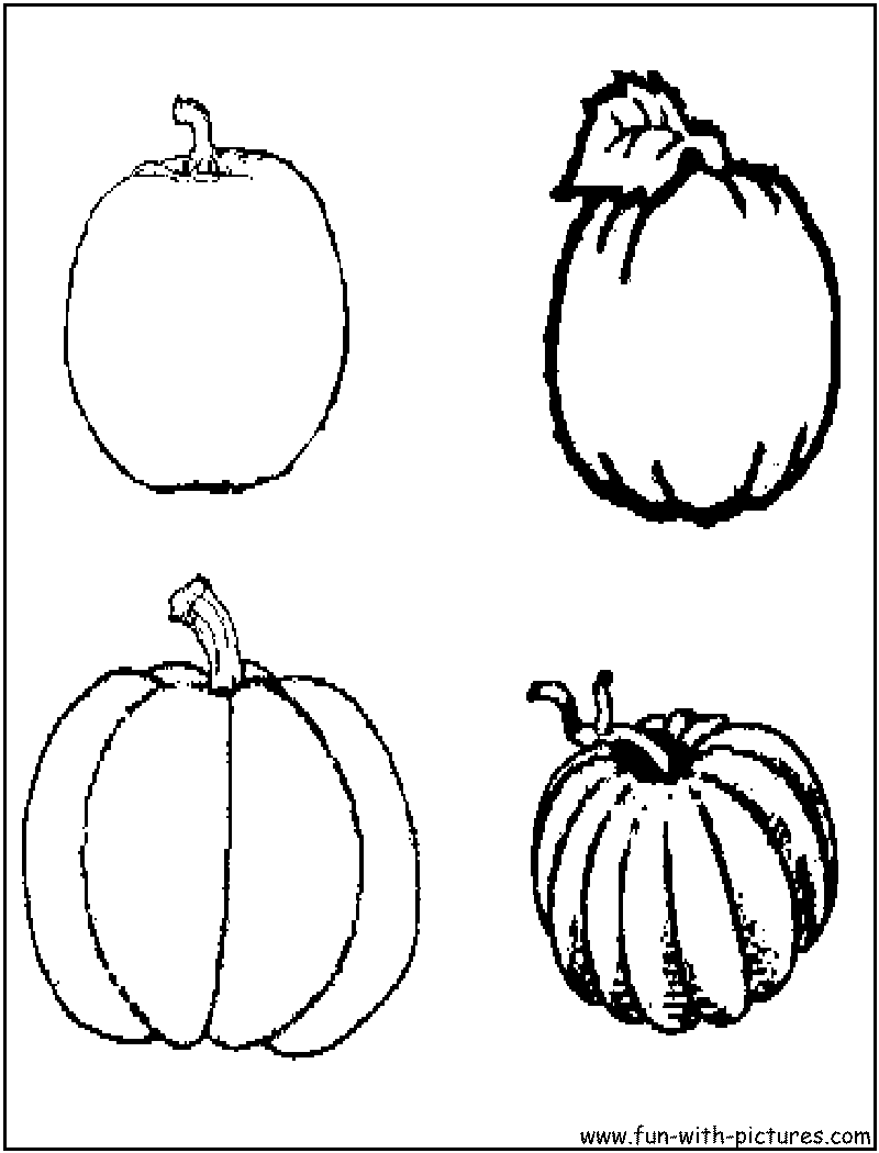 stacked pumpkin coloring pages