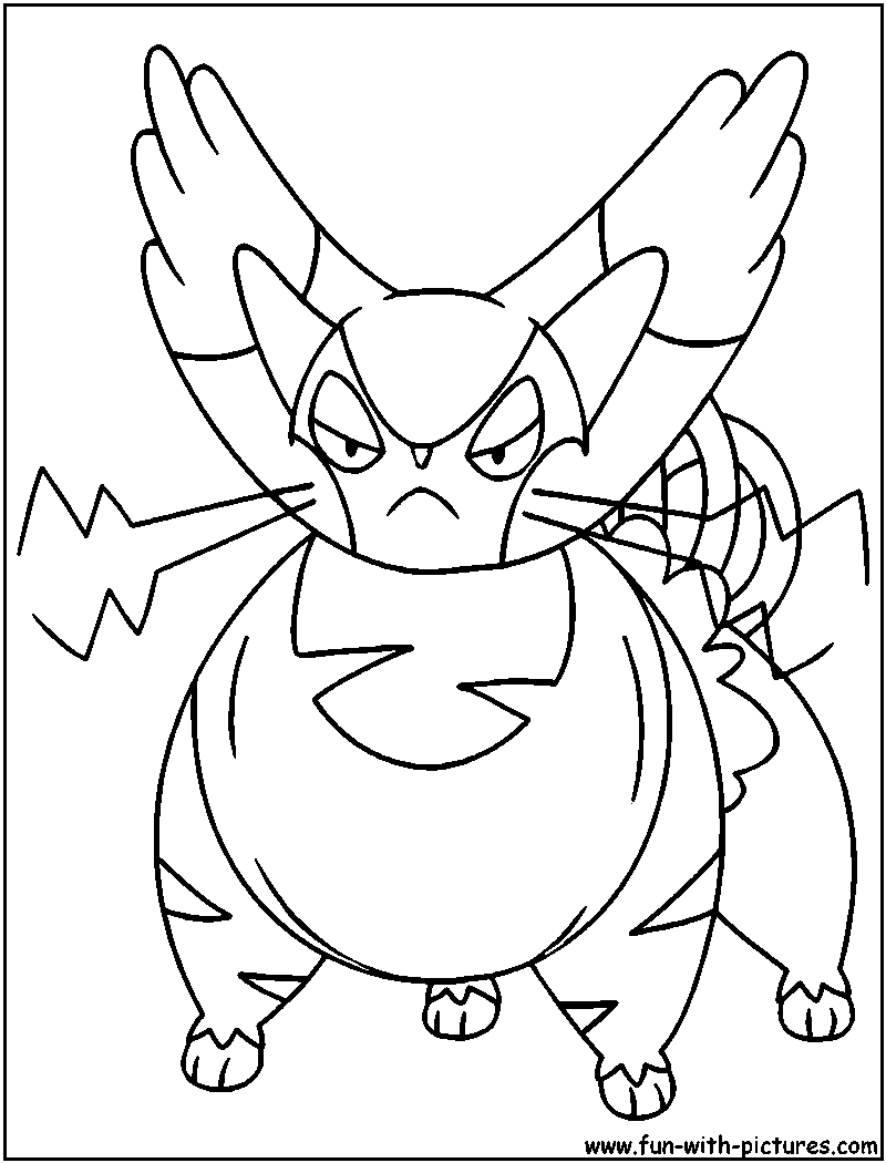 Purugly Coloring Page 