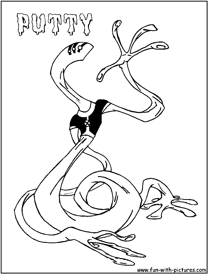 Putty Coloring Page 