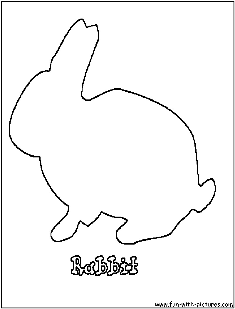 Rabbit Coloring Page