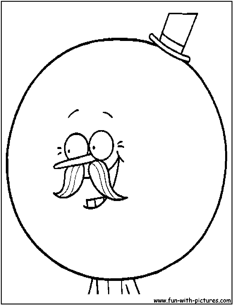 Regular Show Pops Coloring Page 