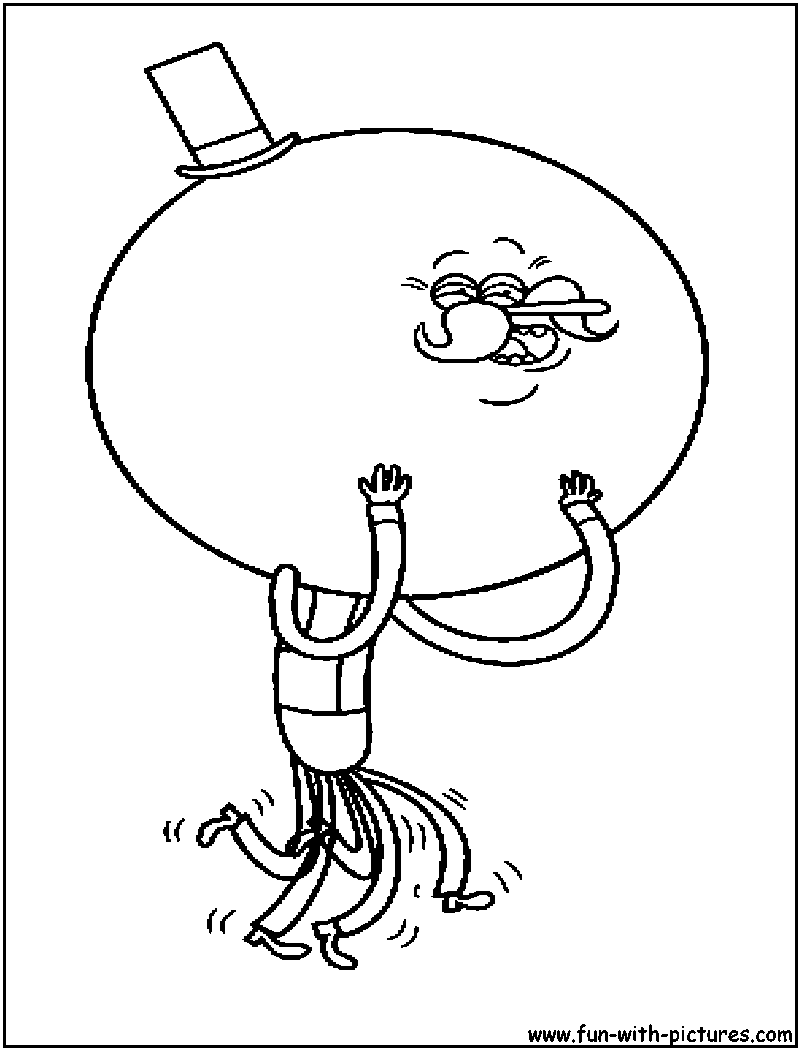 regular show coloring pages free online - photo #18