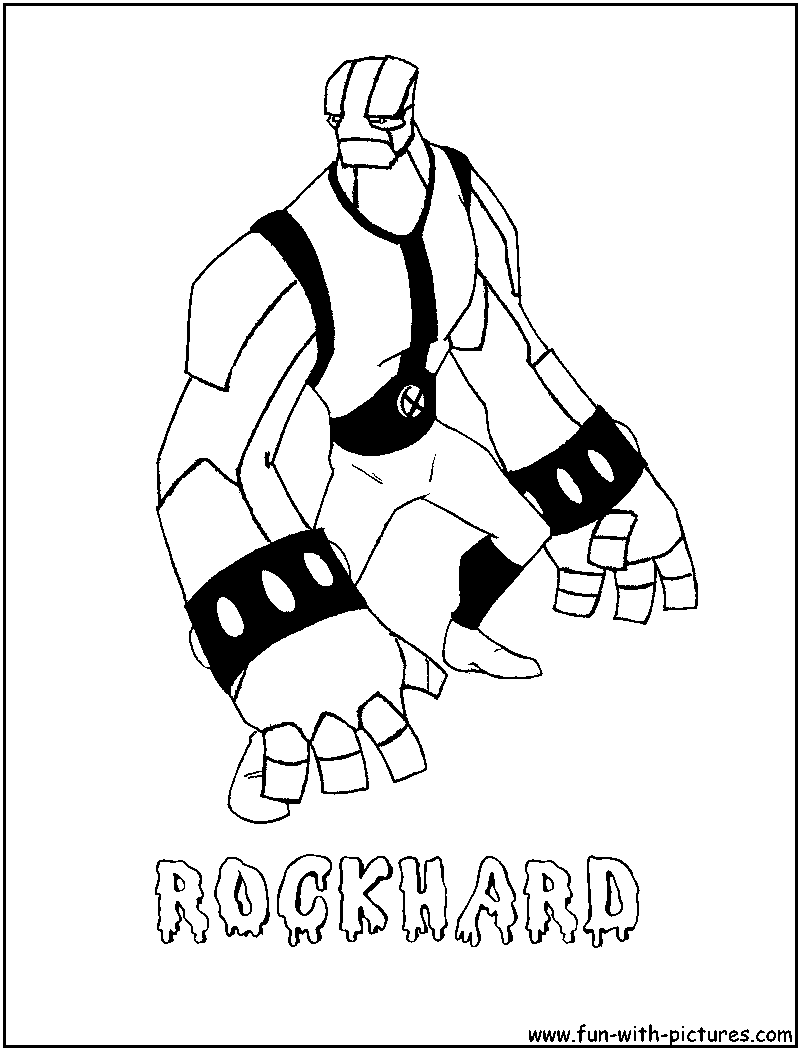 Rockhard Coloring Page 