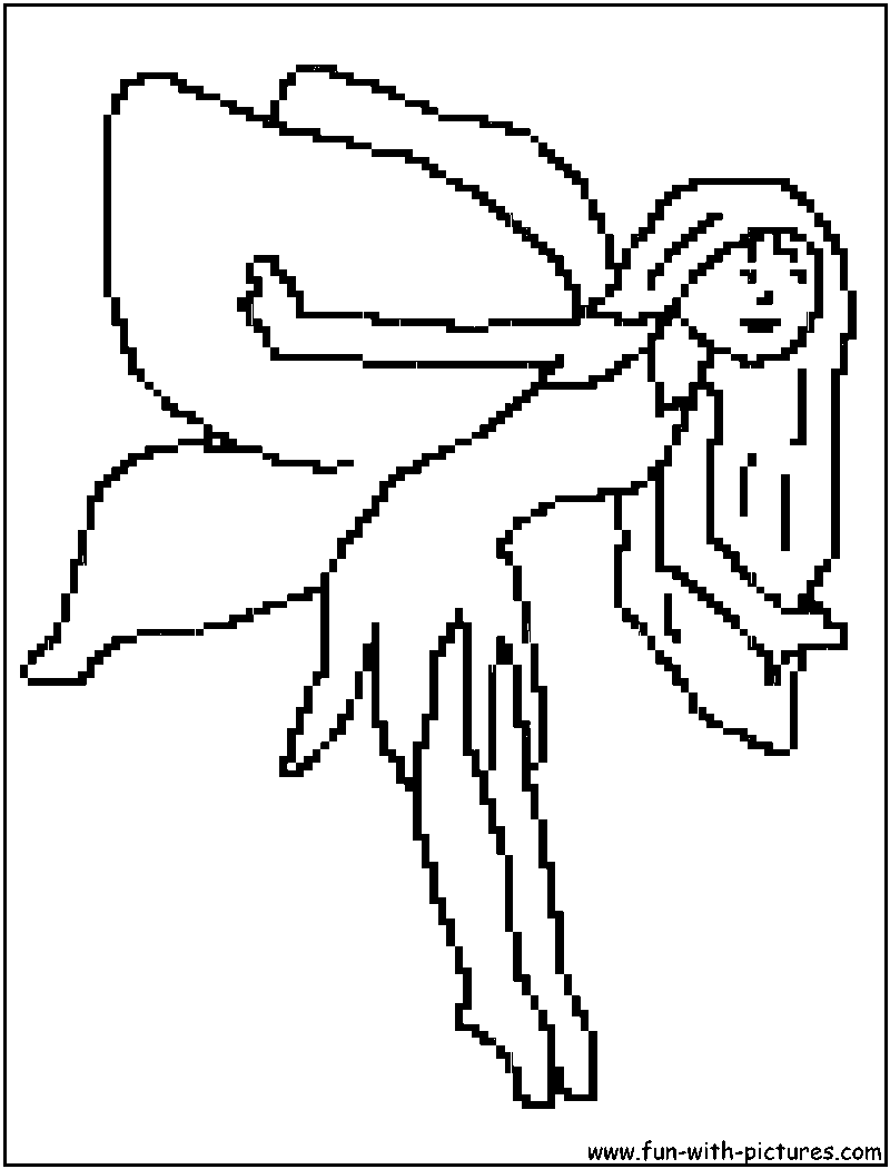 Sage Fairy Coloring Page 