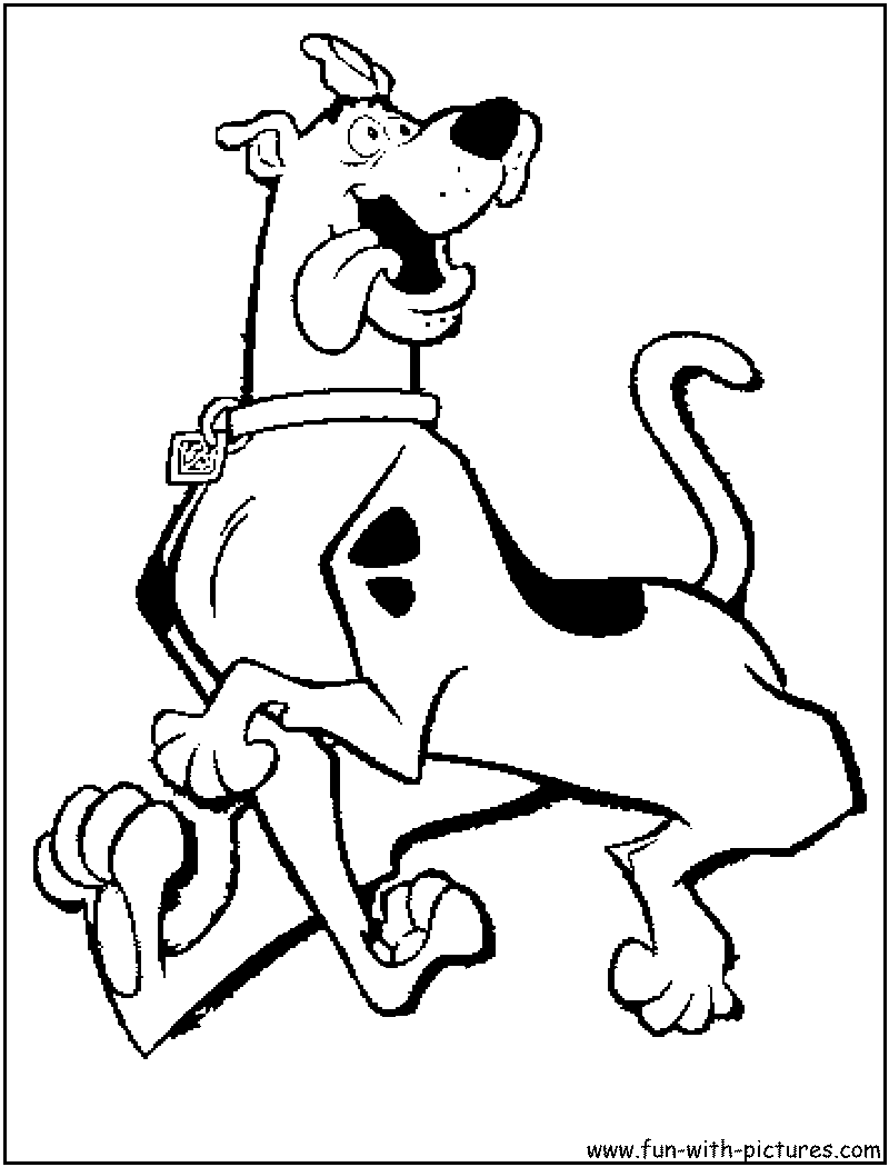 Scooby Doo Coloring Page 