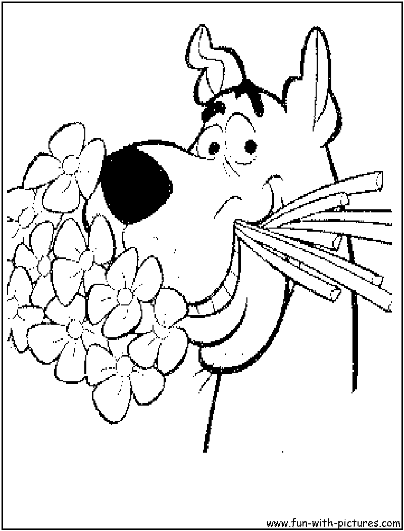 Scoobydooiloveyou Coloring Page 