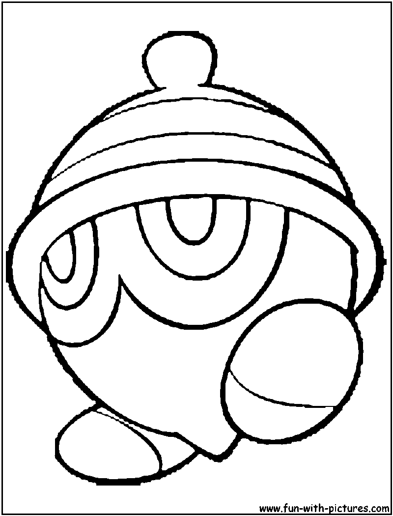 Seedot Coloring Page 