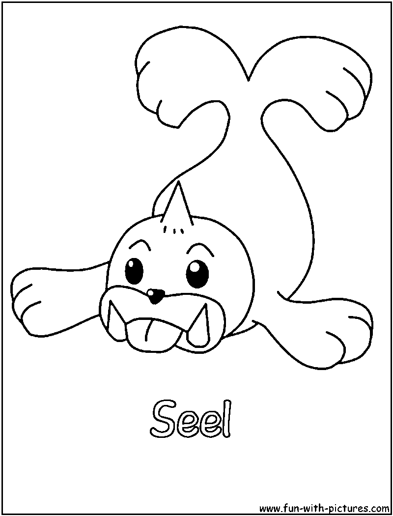Seel Coloring Page 