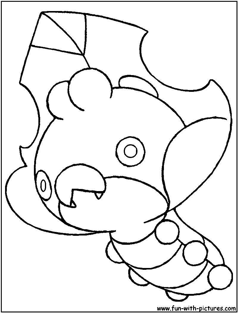 Sewaddle Coloring Page 