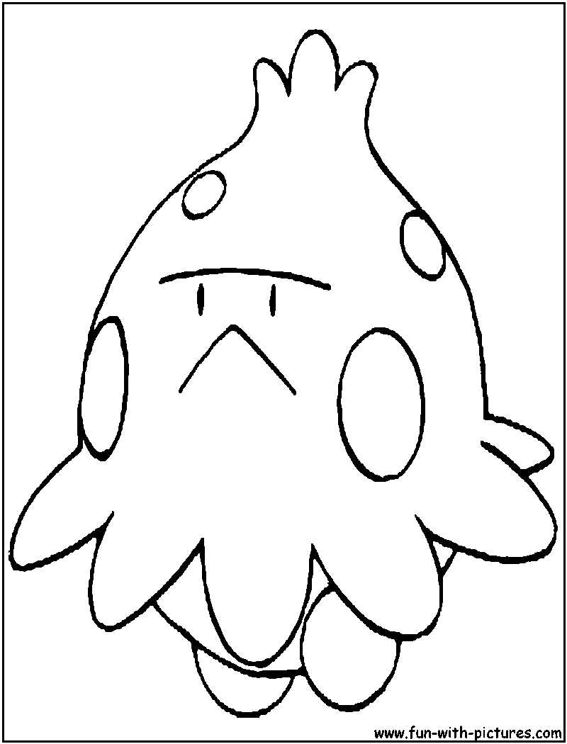 Shroomish Coloring Page 