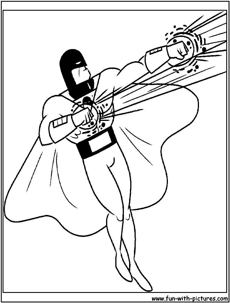 Spaceghost 5 Coloring Page 