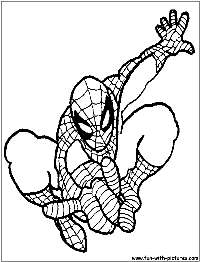 Spiderman Coloring Pages - Free Printable Colouring Pages for kids to