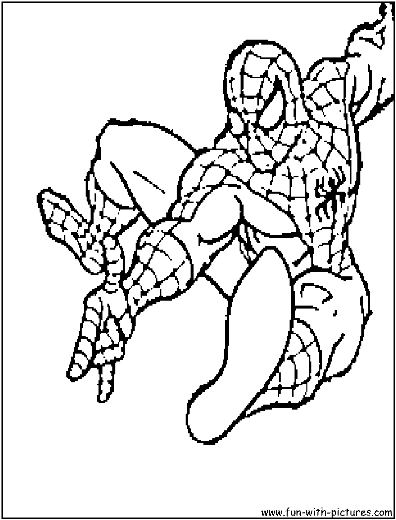 Spiderman3 Coloring Page 