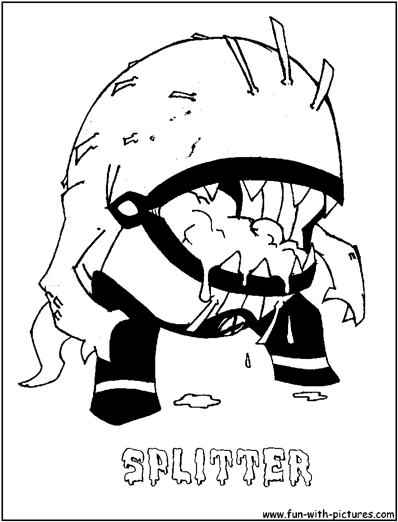 Spitter Coloring Page 