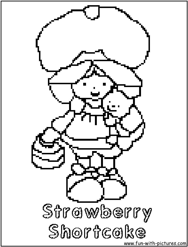 Strawberry Shortcake Coloring Page1 
