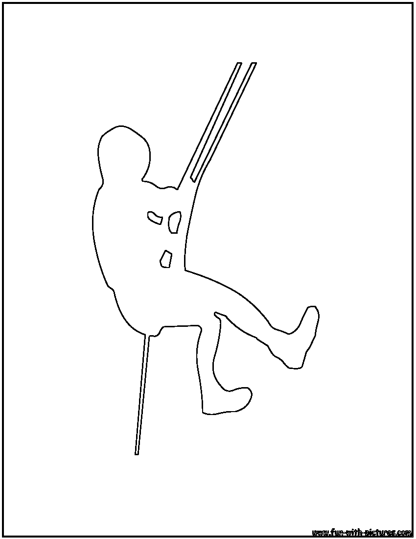 Tarzan Outline Coloring Page 