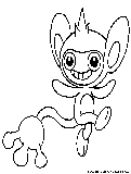 Aipom Coloring Page 