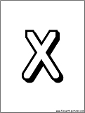 alphabet letter x