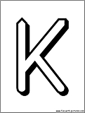 alphabet letters K