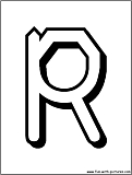 alphabet letters R
