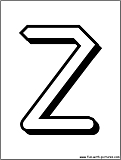 alphabet letters Z