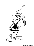 Asterix Coloring Page 