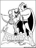 Batman Greenarrow Coloring Page 