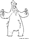 Beartic Coloring Page 