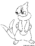 Buizel Coloring Page 