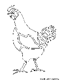chicken cutout
