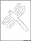 dragonfly outline