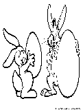 Easter Bunnies Coloring Page10 