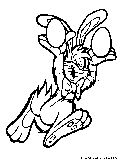 Easter Bunnies Coloring Page9 
