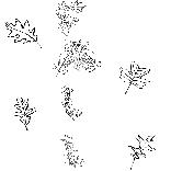 Fall Leaves Coloring Page 