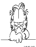 Garfield Surly Coloring Page 
