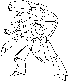 Genesect Coloring Page 