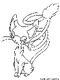 Glameow Coloring Page 