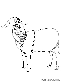 goat cutout