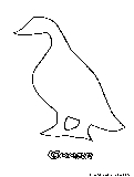 Goose Coloring Page 