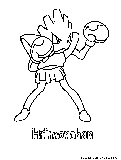 printable hitmonchan pokemon coloring page How to draw hitmonchan from pokemon go printable step by step drawing