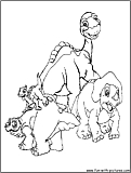 Land Before Time Coloring Page 