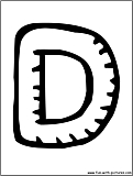 letters D