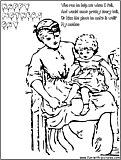 Mom Story Coloring Page 