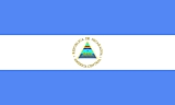Nicaragua Flag  Coloring Page