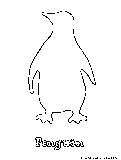 Penguin Coloring Page 