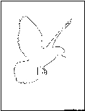 pigeon outline