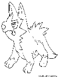 Poochyena Coloring Page 
